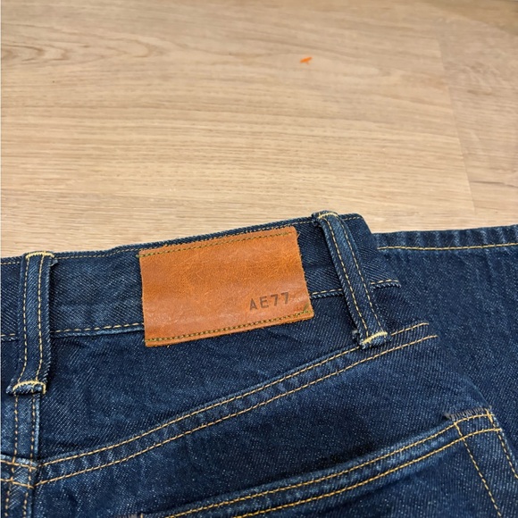 Stovepipe High Dark Blue Women's Jeans - Picture 6 of 8